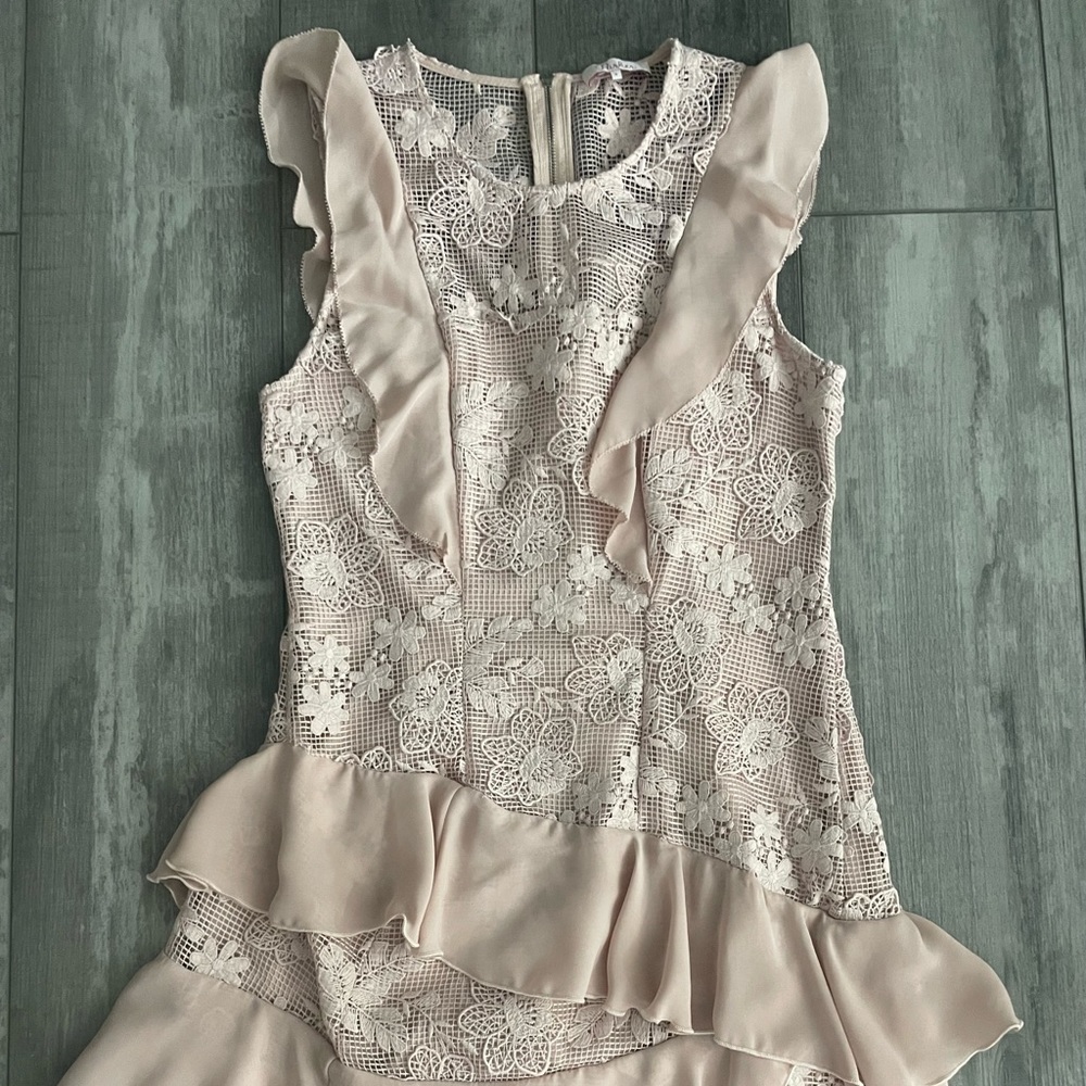 Parker mini pink dress. Size 6.